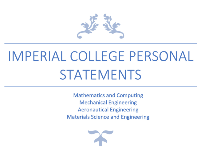 imperial college personal statement masters
