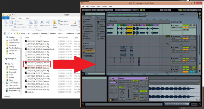 Recover your crashed ableton live project from crash report by ...