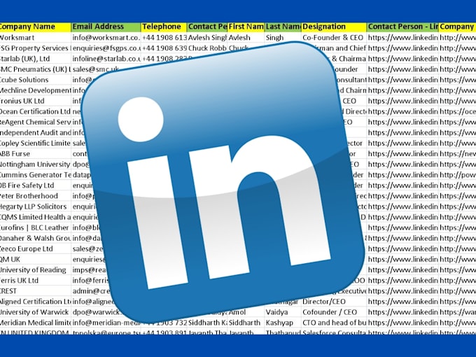 collect targeted valid lead list from linkedin