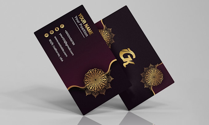 I will design you a professional business card and logo design