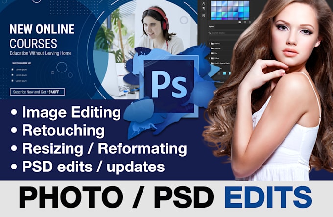 update your PSD or jpg design
