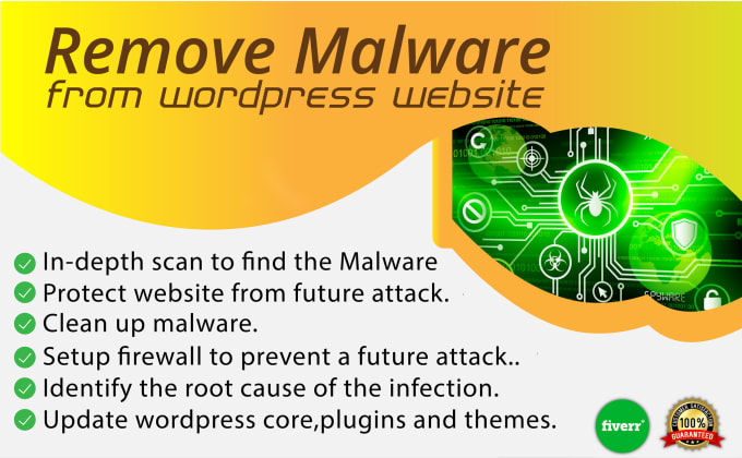 do clean virus, wordpress malware remove from the server