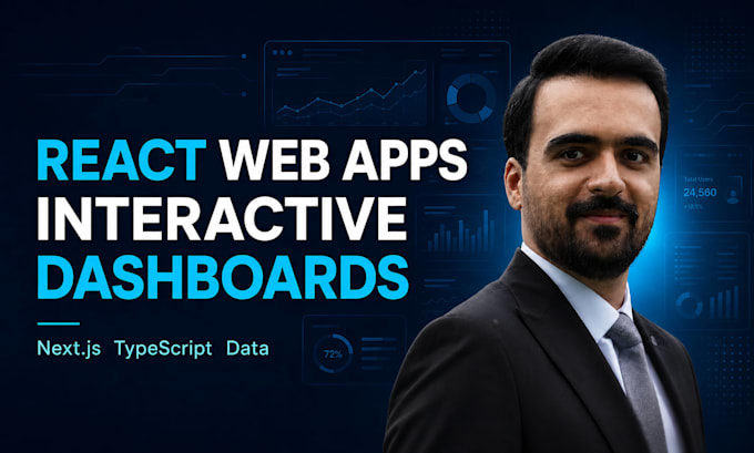 build web applications and interactive dashboards with react and nextjs