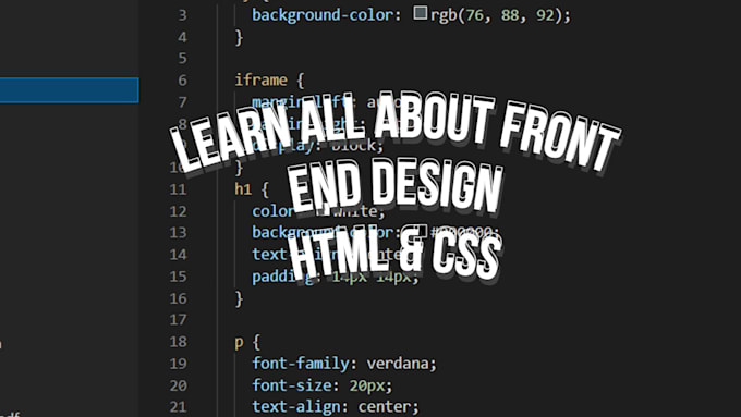 Teach you how to use html and css by Zoya_1810 | Fiverr