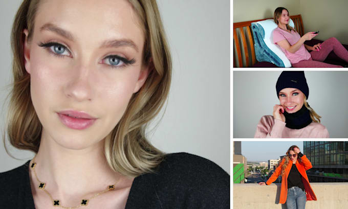 your professional female video model for your product