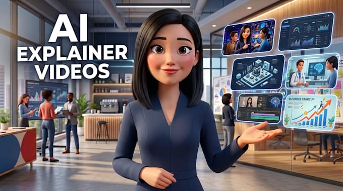 create 3d animated explainer video using ai