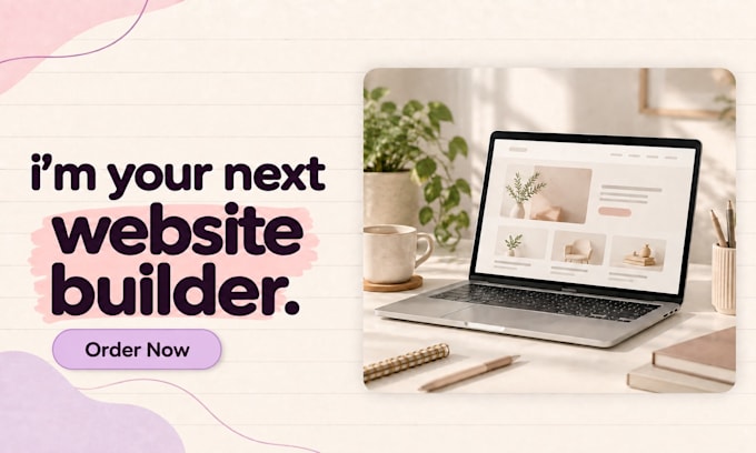 design or build your full website in one click