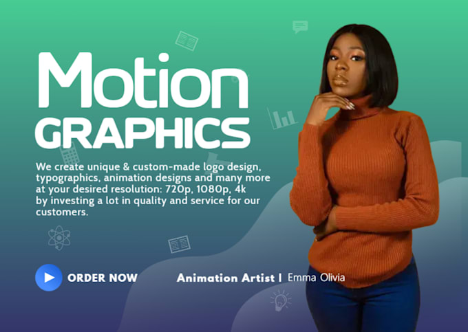 Create a professional motion graphic animation by Emmaolivia001 | Fiverr