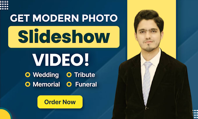 create stunning photo slideshow videos, vsl, wedding, and memorial montages