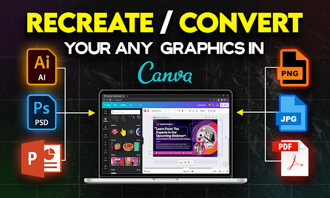 convert psd to canva or photoshop design to canva editable