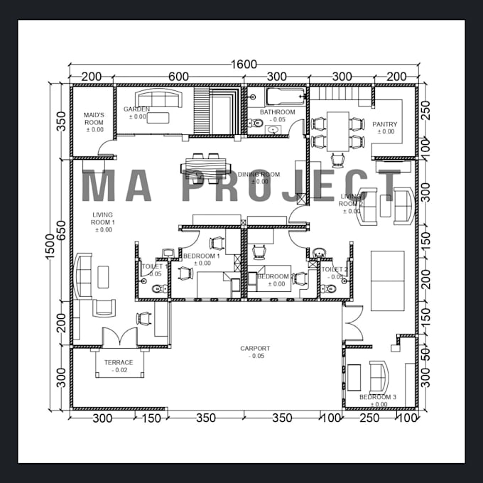 Layout Buildig Make layout plan building by Meissieangela | Fiverr