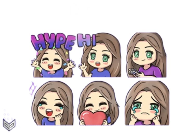 Make awesome professional emotes for you by Take_and_make | Fiverr