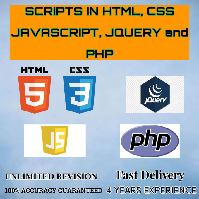 Write scripts in html, css, javascript, jquery, php by Mark234567 Fiverr
