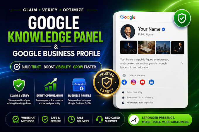create, claim, verify, and optimize your google knowledge panel