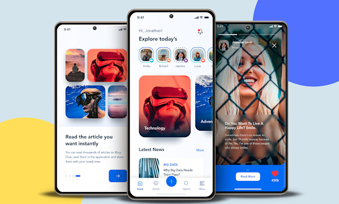 Develop top notch flutter app for both ios and android by Shams_ali96 ...