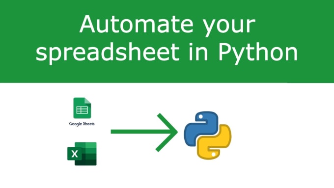 Automate your excel workflow using python by Yossimyerson | Fiverr