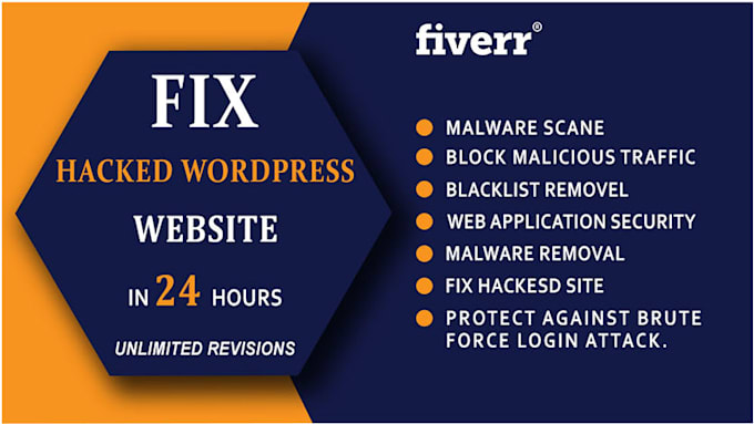 do  wordpress malware removal and add wordpress  security features