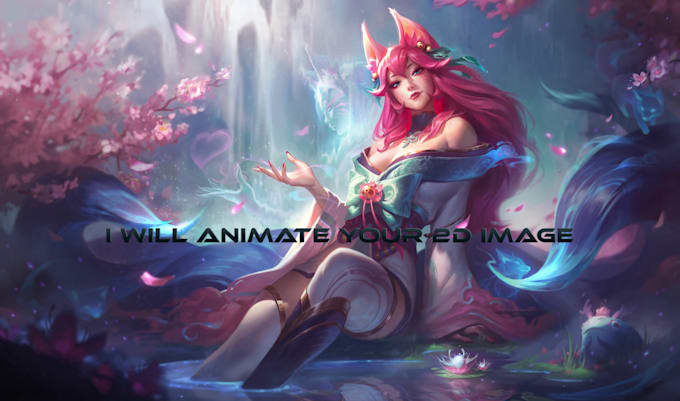 animate your 2d image, character, illustration and loop it