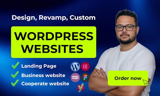 create a wordpress website design, redesign, custom website