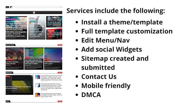 create your blogger website or google site