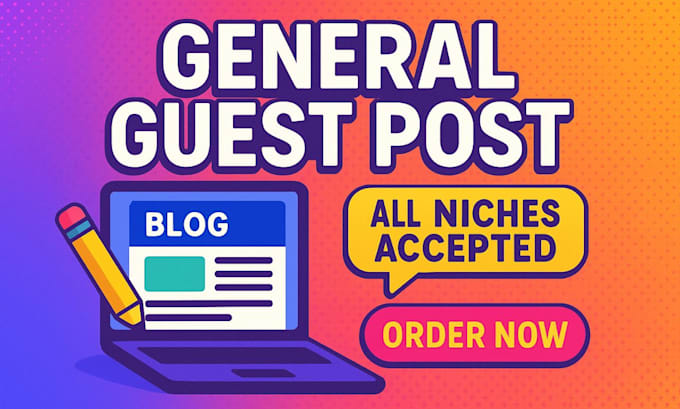 do general guest post on general blog