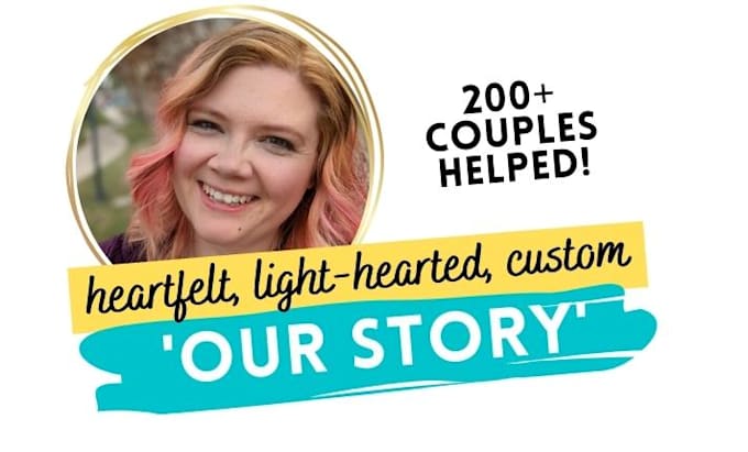 write a how we met wedding story for your wedding website