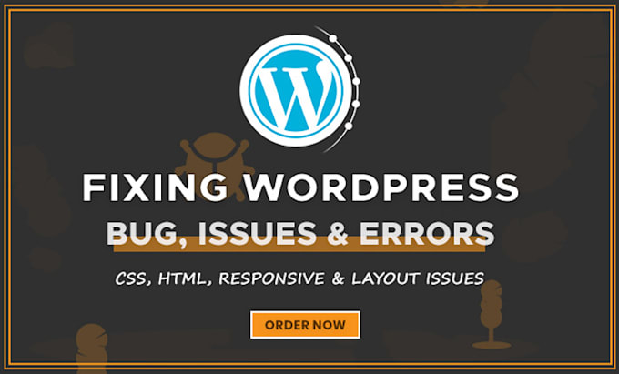fix wordpress website errors, issues and bugs