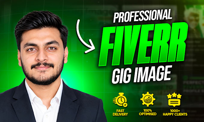 design a professional fiverr gig image