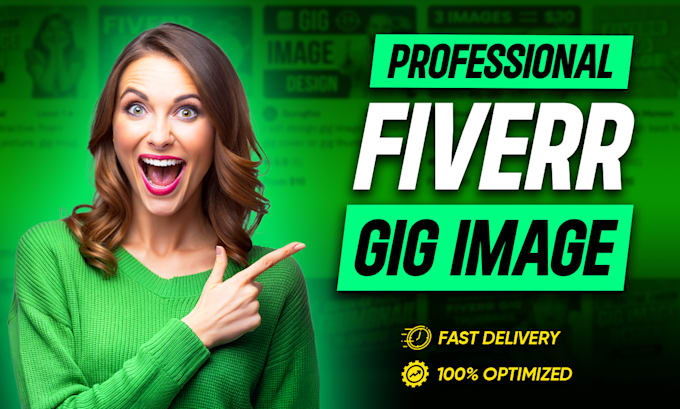 design a professional fiverr gig image