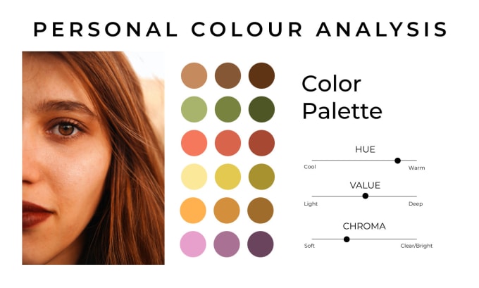 Hire a freelancer to create a personal colour palette