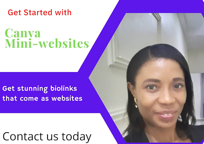 Design landing page linktree template custom mini website by Kayceeuwa