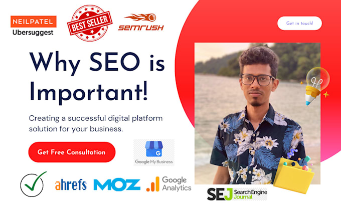 help you in local, ecommerce, technical and wordpress SEO optimization