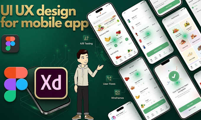 do interactive mobile app UI UX