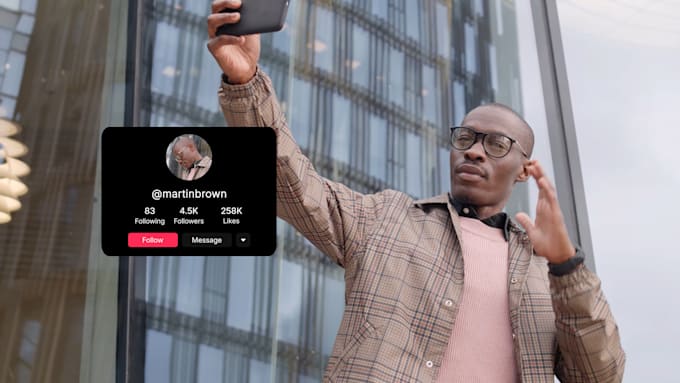 create animated tiktok profile