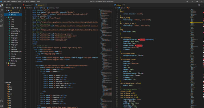 Create a website only using html, css and bootstrap by Yousuf971 | Fiverr