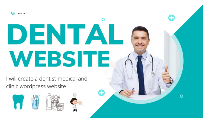 create a dental medical healthcare clinic wordpress website
