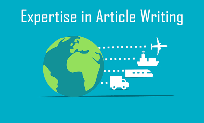 write transport and logistics articles