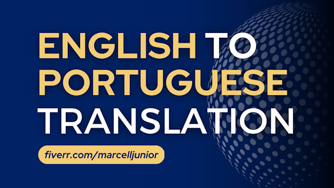 translate from english to portuguese
