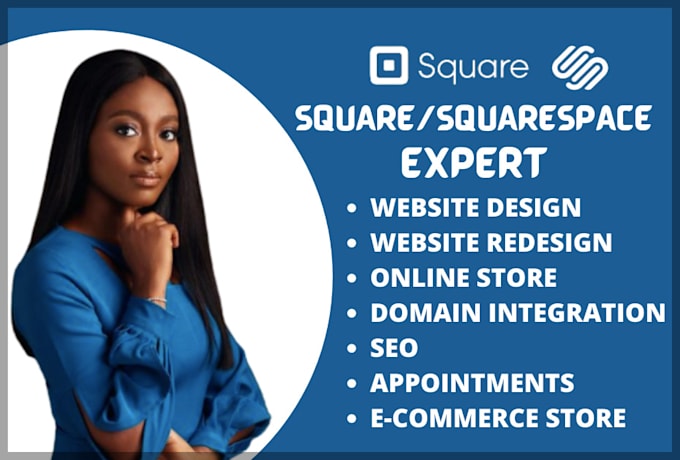 do square online store square website design squarespace website redesign