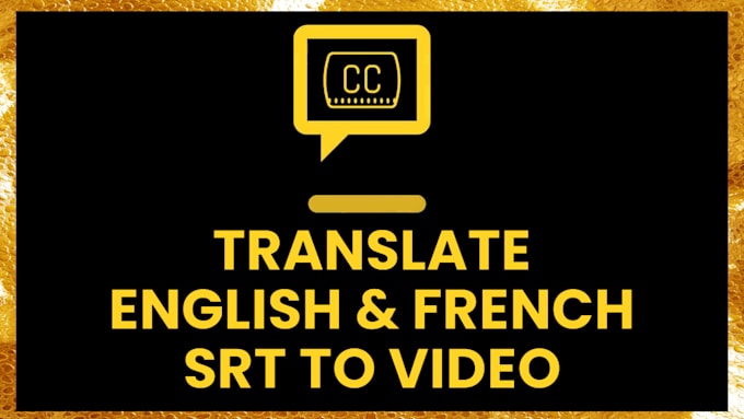 do subtitles and translate french to english video