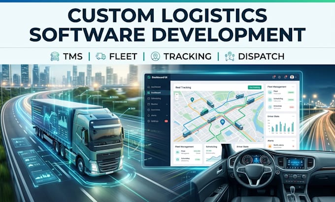 develop custom logistics software, tms, fleet and supply chain solutions
