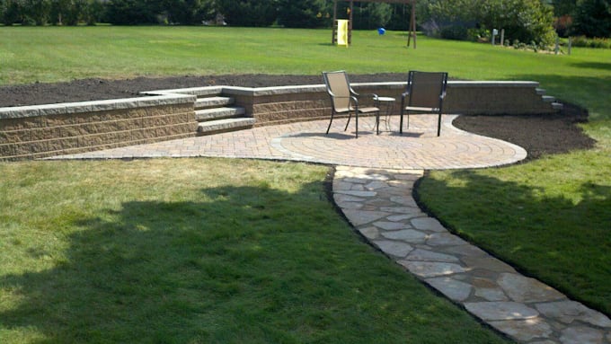 Teach you how to build a paver patio by Leenelson14