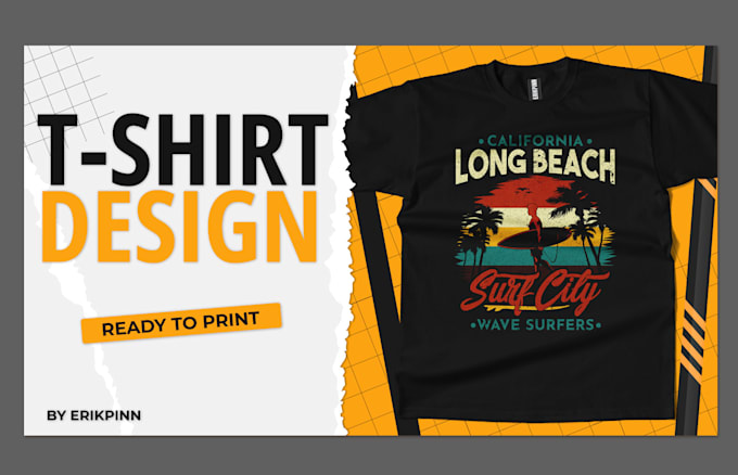 do a cool text and graphic based attractive t shirt design