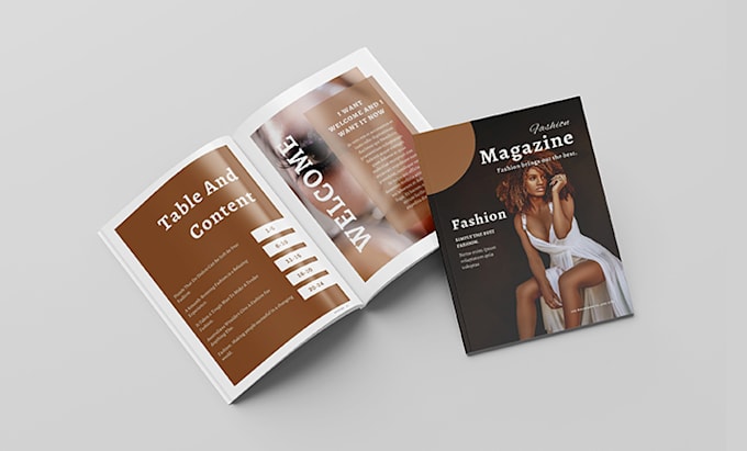 create book and magazine design