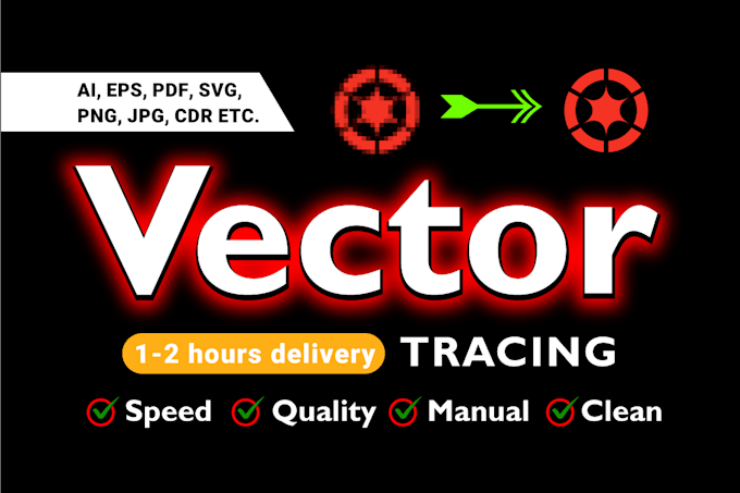 vector tracing, vectorize, logo vector, convert to vector, redraw image
