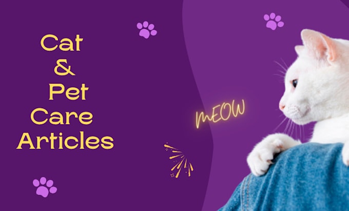 write cat and pet articles for your petcare blogs