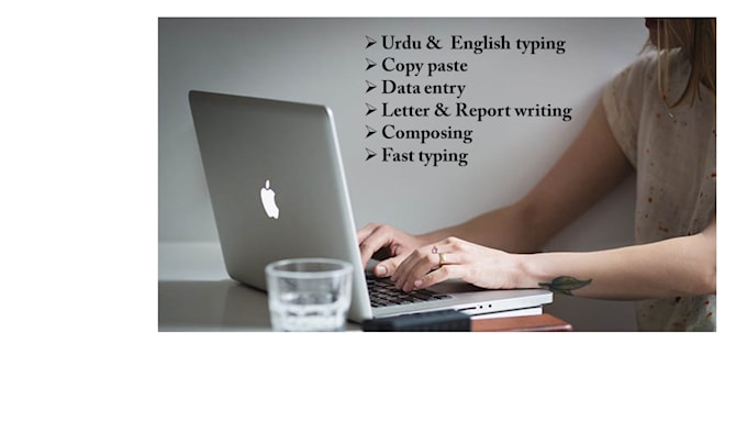 best english and urdu typing with, book composing