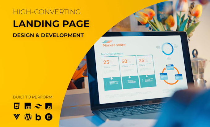 build a high converting landing page with a strong design