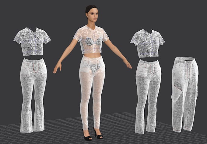 make clothing sewing pattern create 3d garment from tech packs, dxf or pdf files