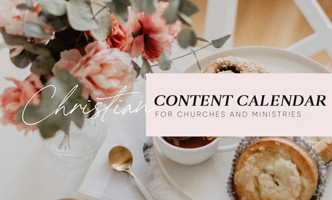 Write and create a social media content calendar for your church or